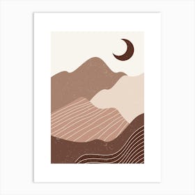 Mountain Landscape Wall prints 1 Art Print