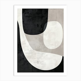 Njamena Stone Park Bauhaus Minimalist Art Print