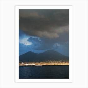 Vesuvius Mount Volcano Vesuvio Naples Italy Italia Italian photo photography art travel Art Print