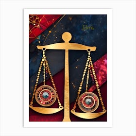 Libra Art Print