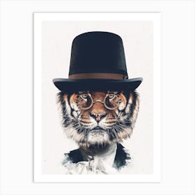 Tiger Portrait Art Print