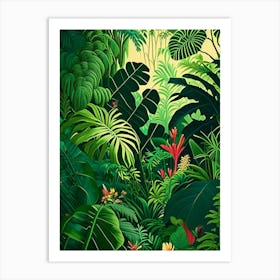 Majestic Jungle 6 Botanical Art Print