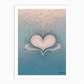 Heart Of The Ocean 4 Art Print