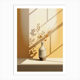 Flowers in a vase 1 Art Print