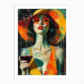 The Hedonism Of Wine Tasting Pt. 2 Art Print