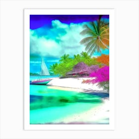 Malapascua Island Philippines Soft Colours Tropical Destination Art Print