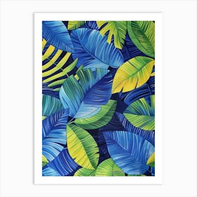 Tropical Leaves 201 Art Print