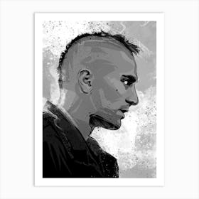 Taxidriver Bw Art Print