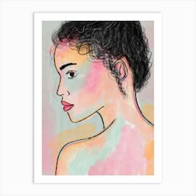 Portrait Of A Woman 16 Art Print