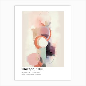 World Tour Exhibition, Abstract Art, Chicago, 1960 1 Art Print