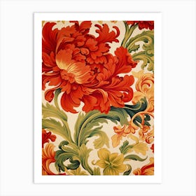 Floral Pattern 15 Art Print