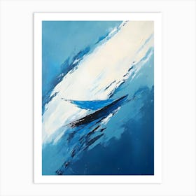 Blue Boat Art Print