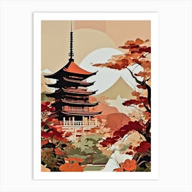 Japanese Pagoda 2 Art Print