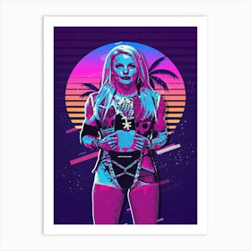 Candice Lerae 80s Retro Art Print