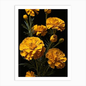 Yellow Carnations 1 Art Print