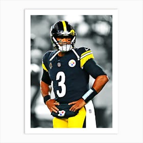 Russell Wilson Of The Pittsburgh Steelers Art Print