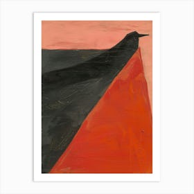 Abstract Crow Art Print