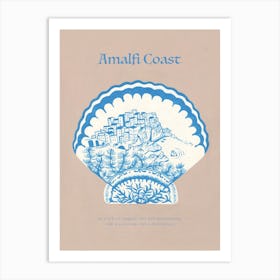 Amalfi Coast by Jaron Su Art Print