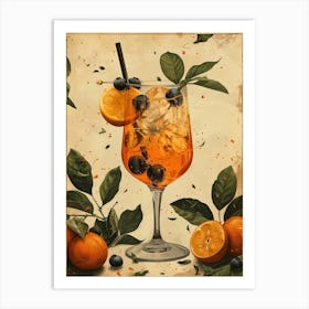 Cocktail In A Glass 9 Art Print