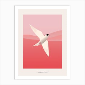 Minimalist Common Tern 2 Bird Poster Art Print