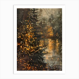 Winter'S Night Art Print