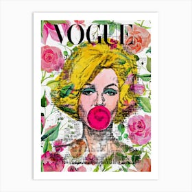 Marilyn Monroe Vouge Art Print