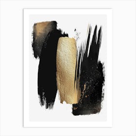 Black And Gold Canvas Print 23 Art Print