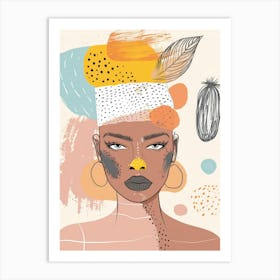 Afro-American Woman 53 Art Print