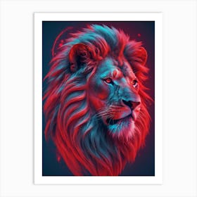 Lion Art Art Print