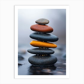 Zen Stones Art Print