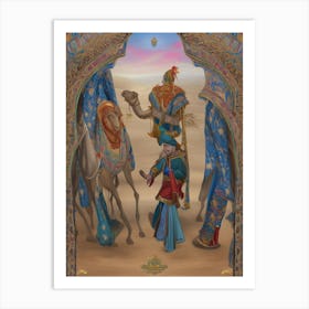 Camels Art Print