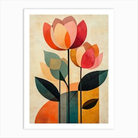 Flowers In A Vase 64 Art Print