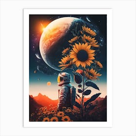 space universe Art Print