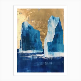 Icebergs Art Print