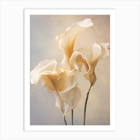 Boho Dried Flowers Calla Lily 4 Art Print