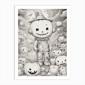 Jack O Lantern 2 Art Print