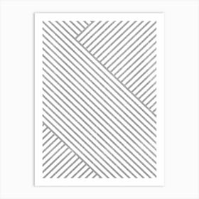 Modern Geometric Lines A Art Print