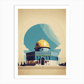 Dome Of The Rock Art Print