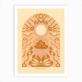 Morning Manifest Meditation And Wellness   Art Print