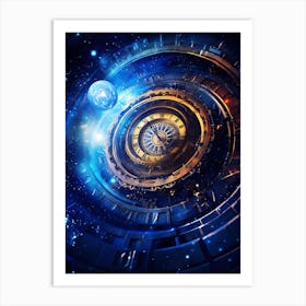 Space Background Art Print