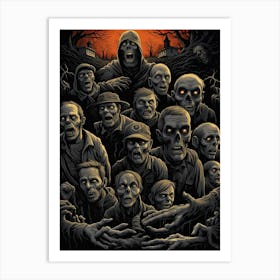 Zombies Art Print