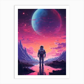 Space Wallpaper 2 Art Print