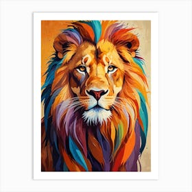 Lion Painting 1 Art Print