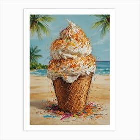 Ice Cream Cone 94 Art Print