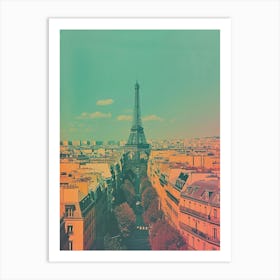 Paris Polaroid Inspired 4 Art Print