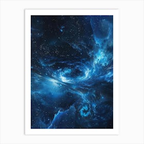 Galaxy In Space Art Print