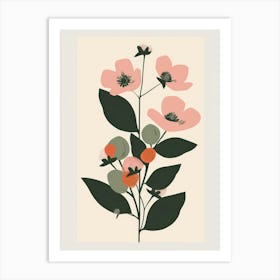 Pink Flowers 23 Art Print