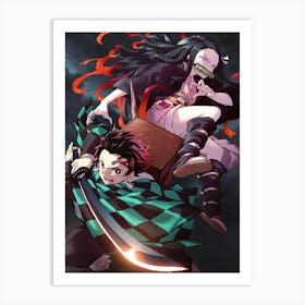 Anime Samurai Art Print