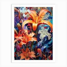 Daylillies Dreams Art Print