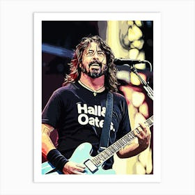 Dave Grohl Foo Fighters 6 Art Print